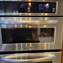 Built In Kitchen aid Microwave/oven Wall Combo 30”