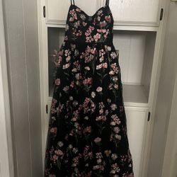 Black Floral Dress