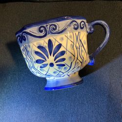 Hand Printed Soup Mug