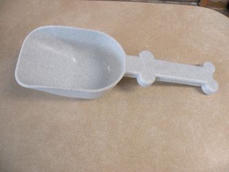Gray Pet Food Scooper