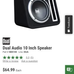 2-10 Inch dual subwoofers