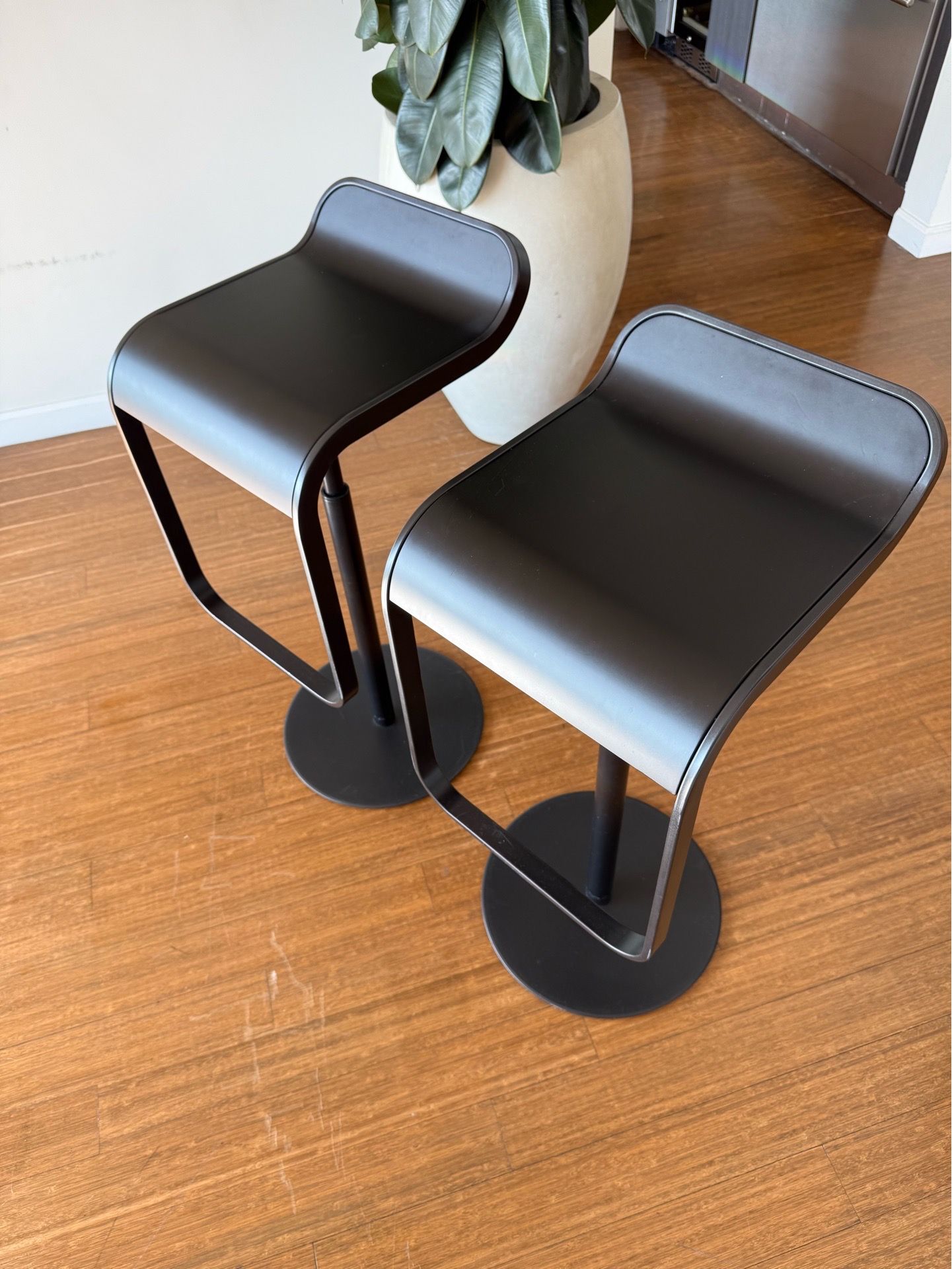 Two Lapalma Adjustable Barstools (DWR)