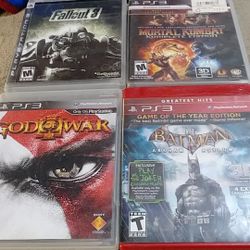 4 PS3 Games! Read Description!!