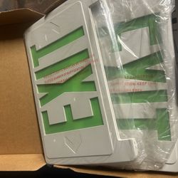 2 Brand New Exit Signs