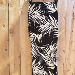 High-Rise Slit Tropical Maxi Skirt