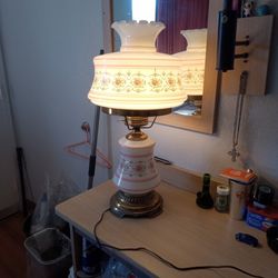 Vintage Porcelain Double Lamp 