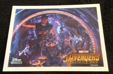 Disney Lithograph #7, (5x7), Disney Movie Club, Avengers Infinity War