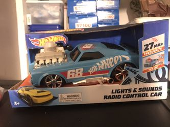 Brand new remote control hot wheel lights and sound car Perfect gift for Christmas