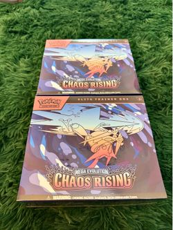 2 Pokemon Chaos Rising Elite Trainer Box