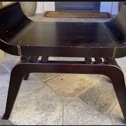 Heavy Quality Unique Side Table Or Bench. Can Use Re Painting