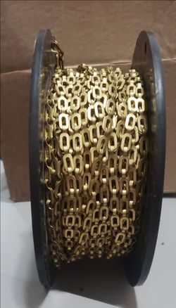 Campbell, brass safety chain