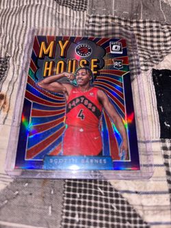 Donruss optic my house Scottie Barnes rookie basketball card