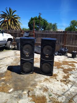(4) 12" Speakers Kareoke Dj Speakers