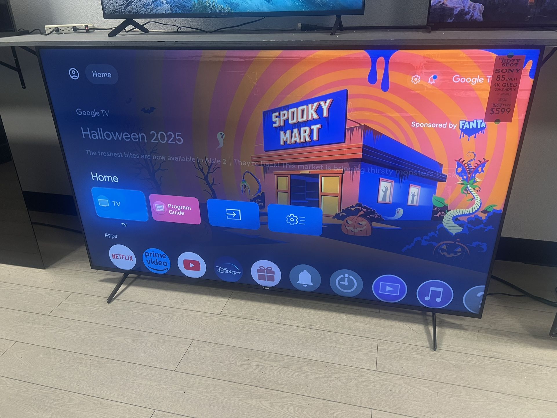 Sony KD-85X91J 4k 120hz 85" X91J Smart LED 4K UHD TV with HDR