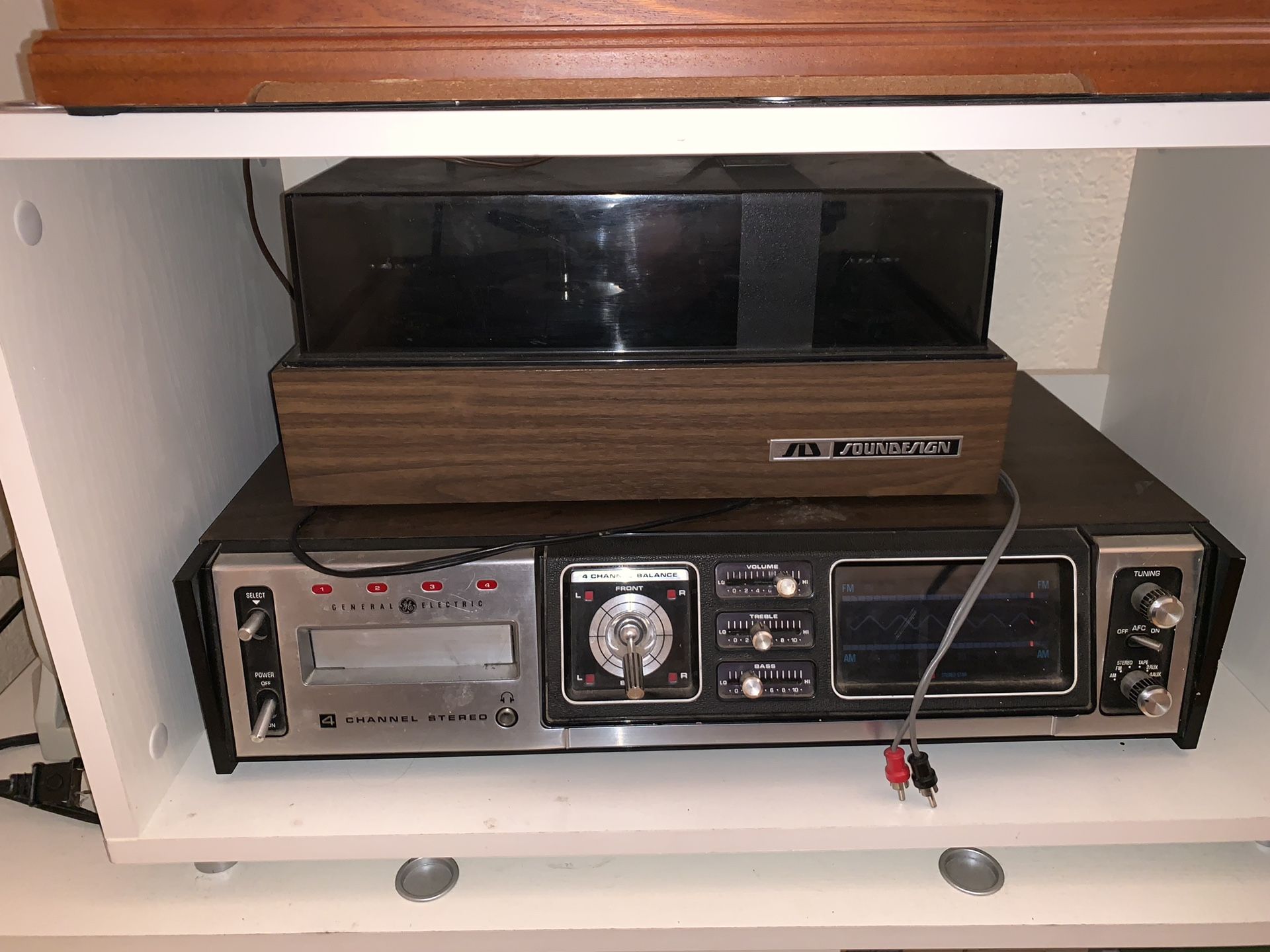 1973 General Electric Quadraphonic Stereo System (needs cables)