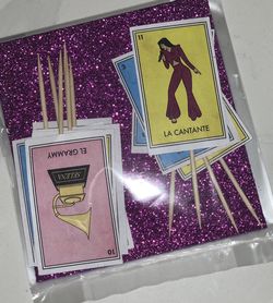 Selena Loteria Cupcake Toppers