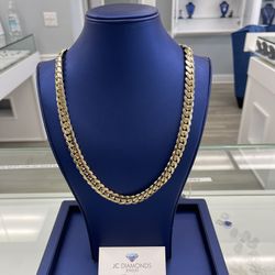 Chain Cubanlink 12 Mm By 24 Inch 10k Solid 