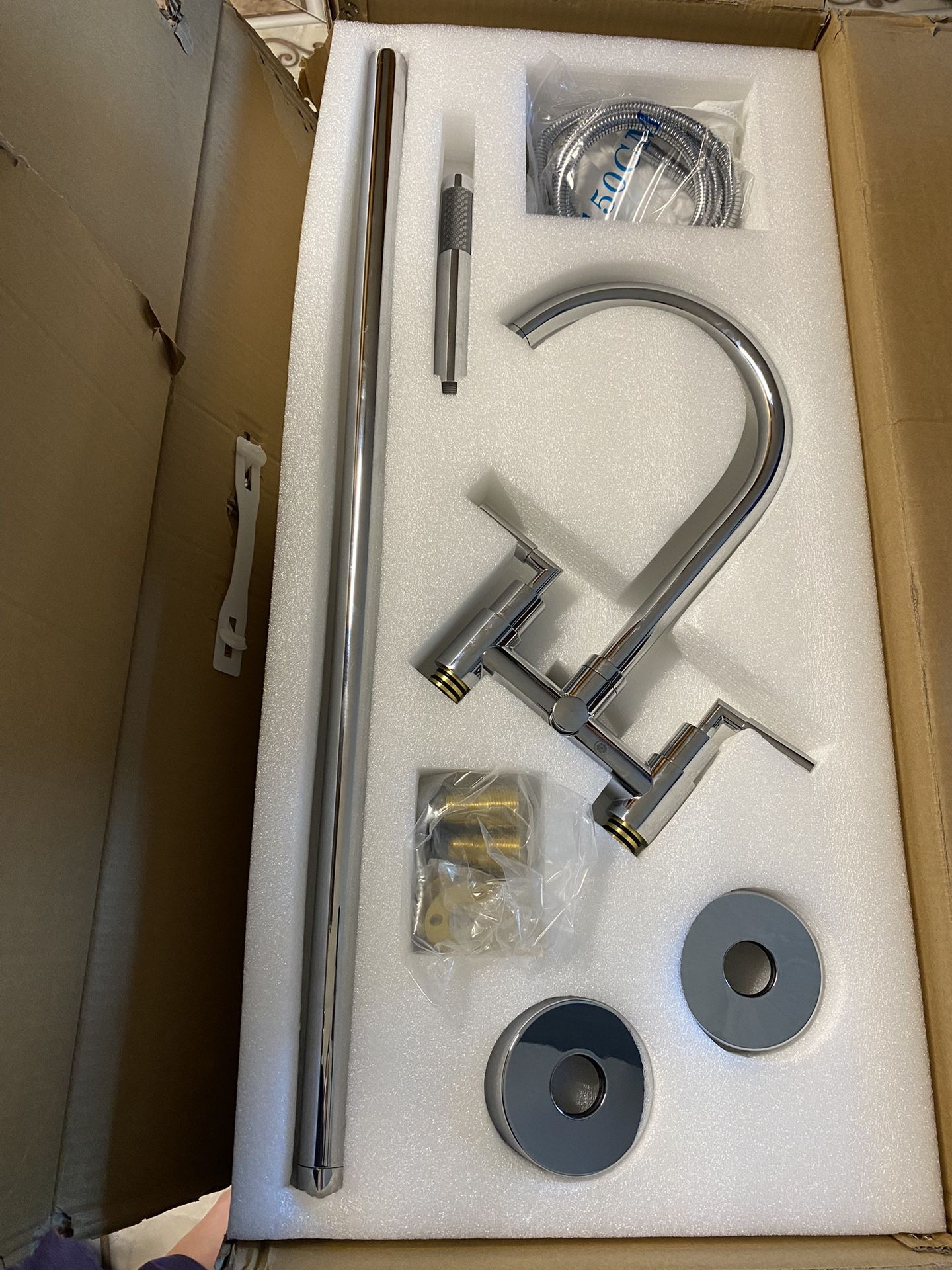 Akdy freestanding bath faucet 