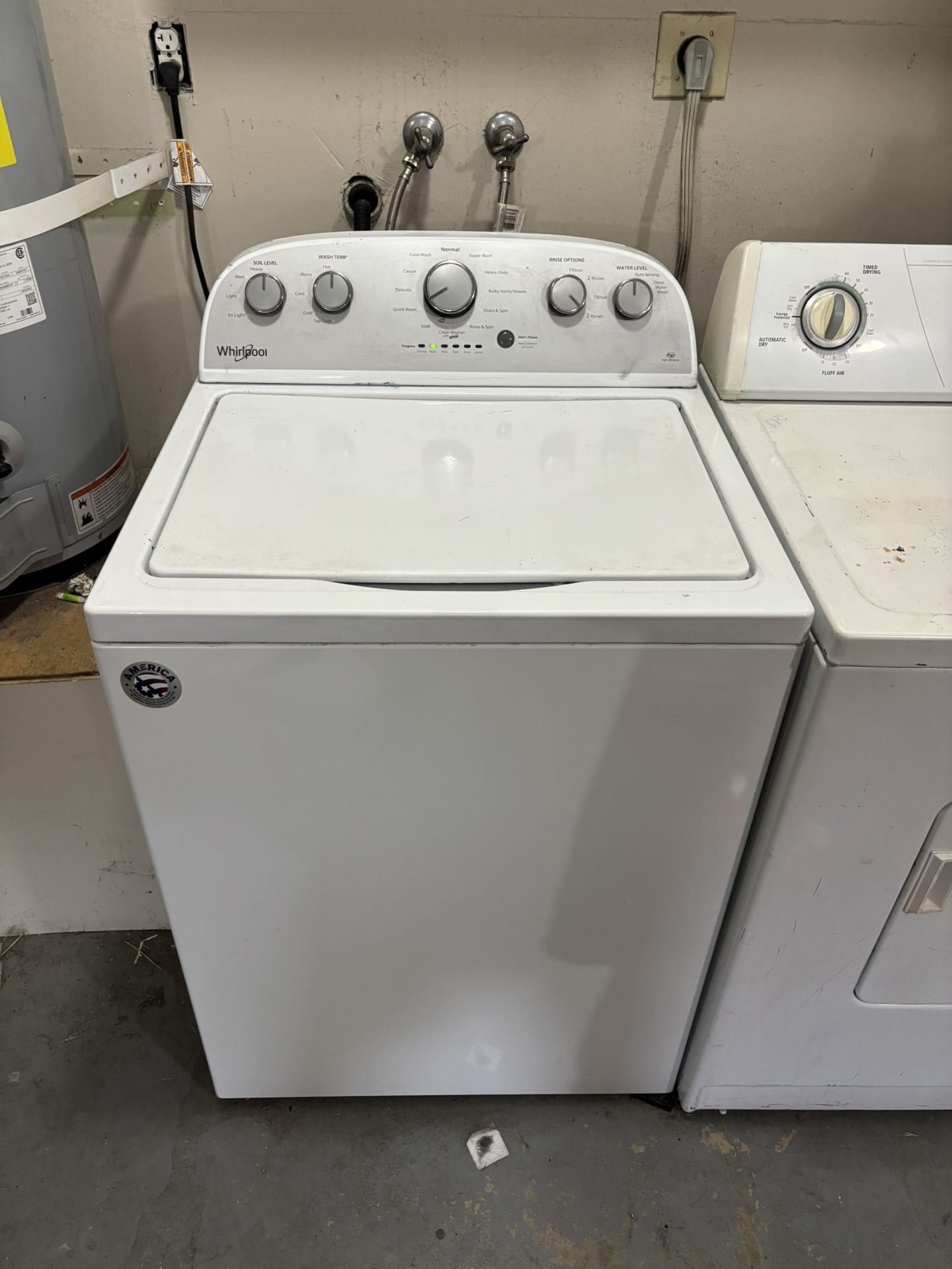 Whirlpool Washing Machine and Dryer