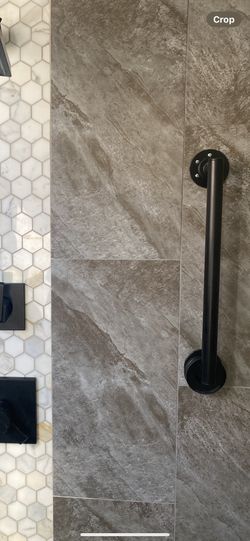 2 Shower Grab Bars 18”