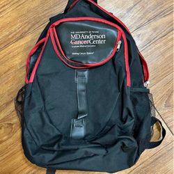 Like New Black Red Backpack 