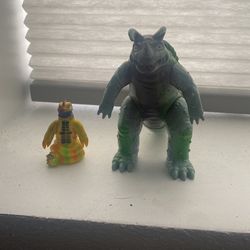 Godzilla And Ultraman Sofubi 1980s Vintage