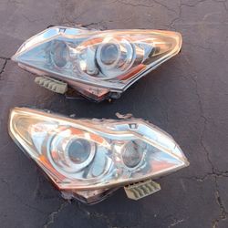 2008-2013 Infiniti G37 Sedan Complete Xenon Hid Headlights With Light Bulbs And Accessories Oem. 