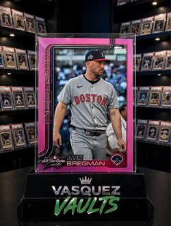 Topps Alex Bregman Red Sox All Star Game Pink Card