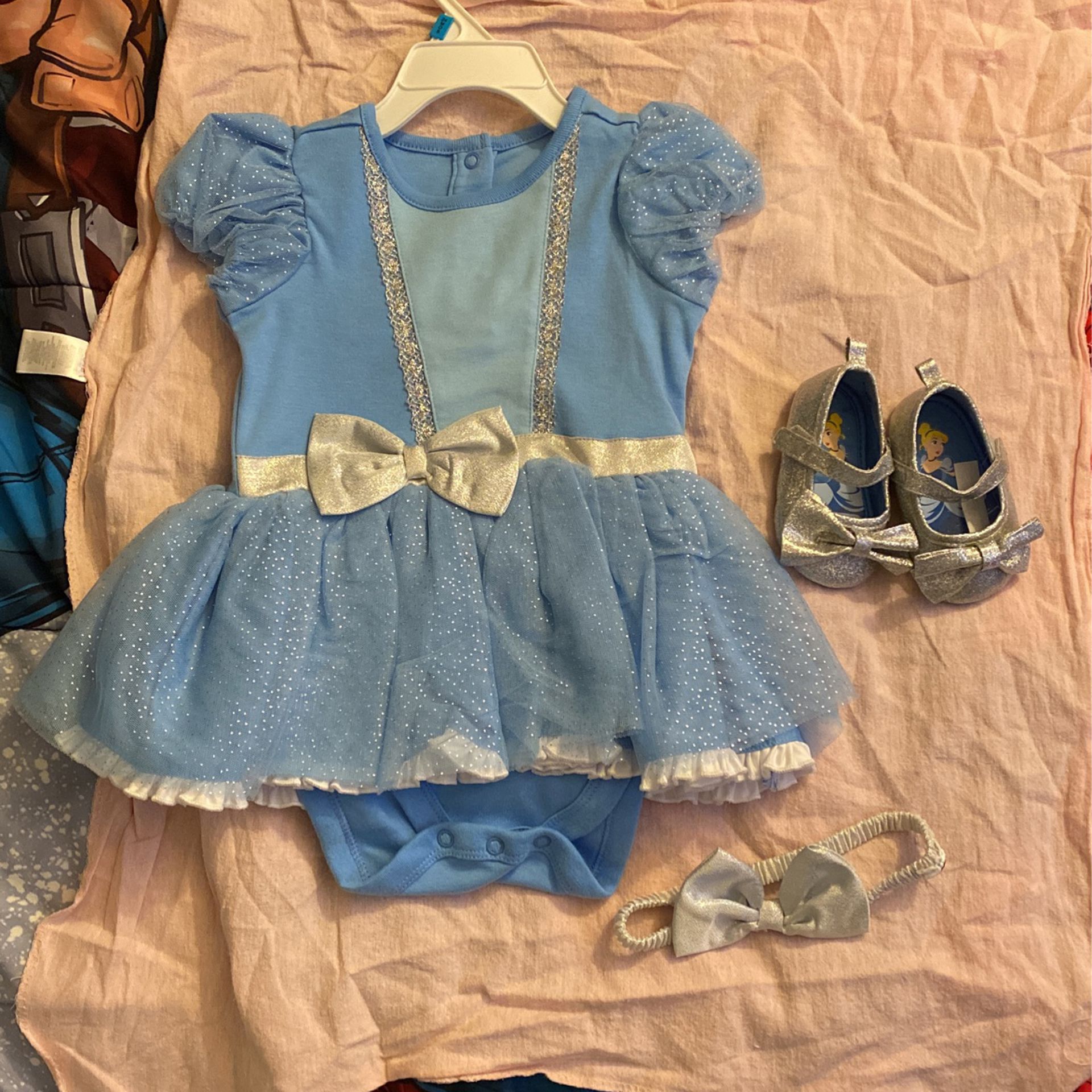 Disney Cinderella Baby Costume And Shoes