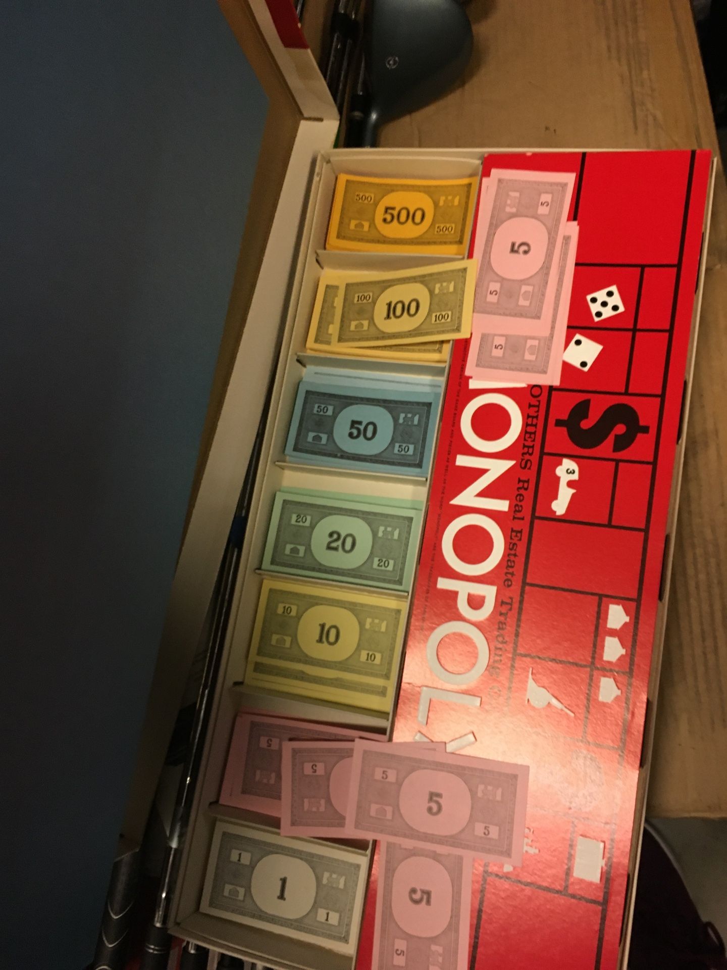 Monopoly board game by Parker brothers