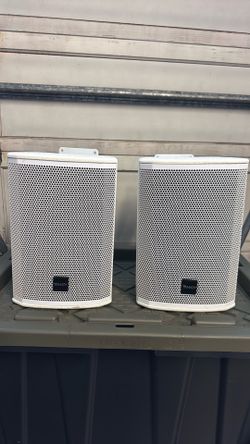 Tannoy VX6 speakers with wall mounts