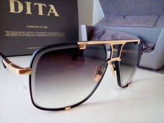 Dita Mach Five Gold Titanium Limited Edition Designer Sunglasses