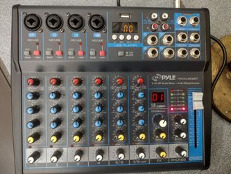 Pyle 8 channel BT Studio Mixer + mixing console - PMXU83BT