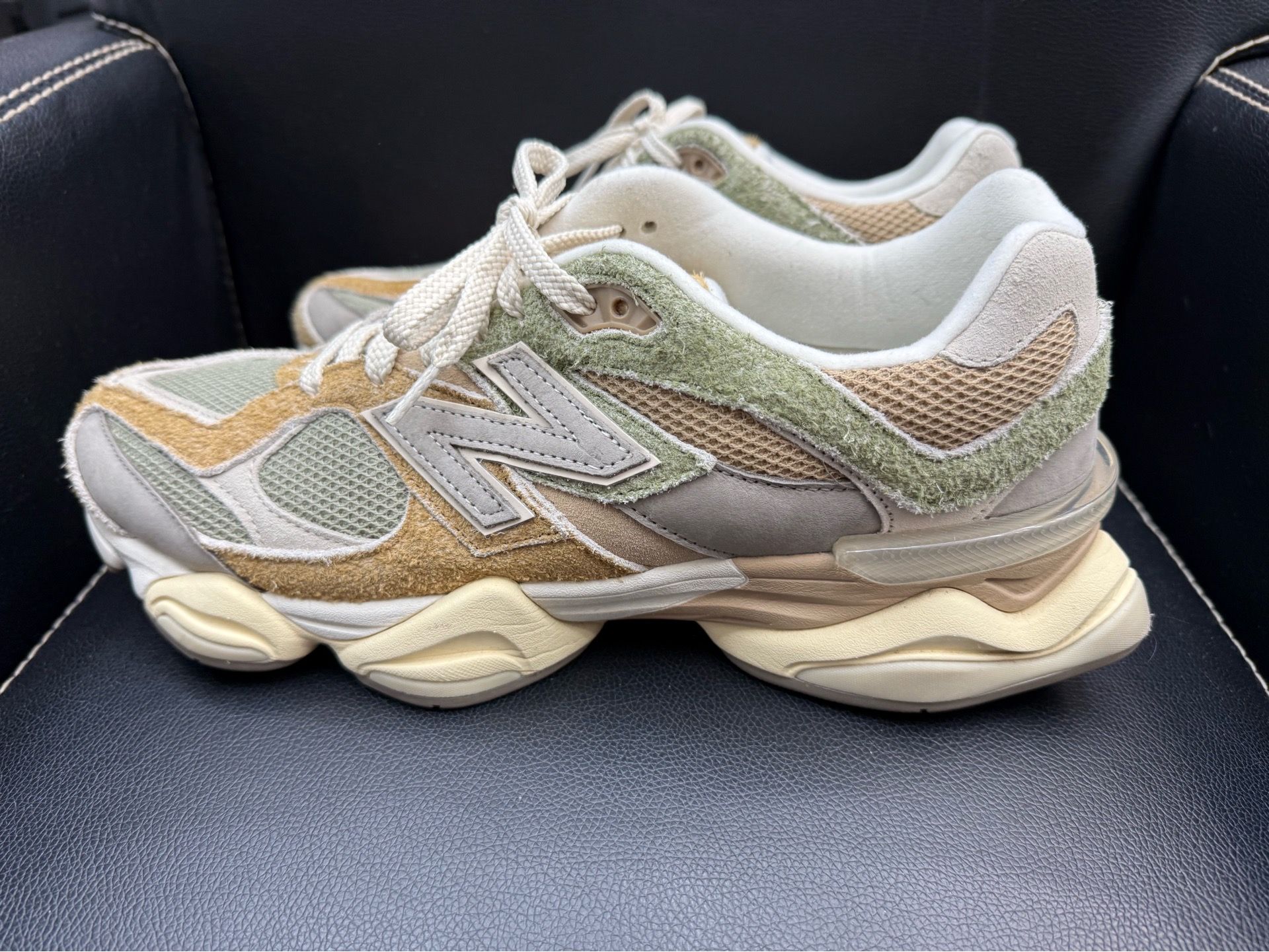 Size 13 - New Balance 9060 Men's Shoes Green/Beige U9060NTC