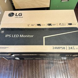 One (1) LG 24" Full HD IPS LED Computer Monitors