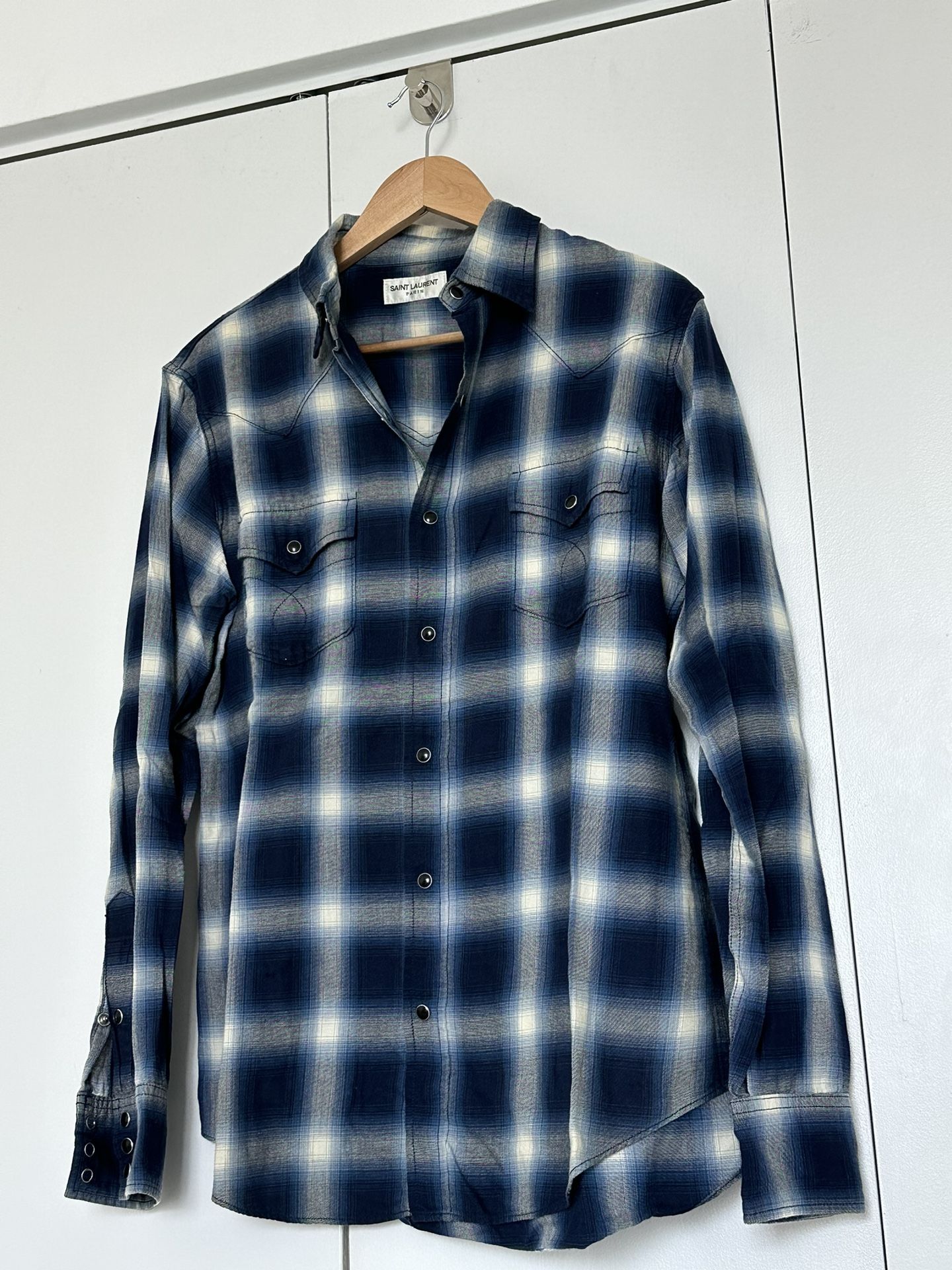 Saint Laurent Long Sleeve Button Shirt - 48