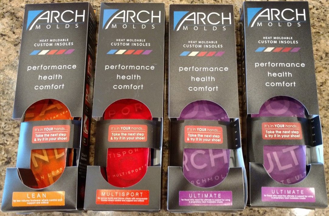 foot orthotics - custom arch supports - moldable