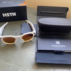 OAKLEY Meta HSTN glasses Warm Grey Ruby Lenses 