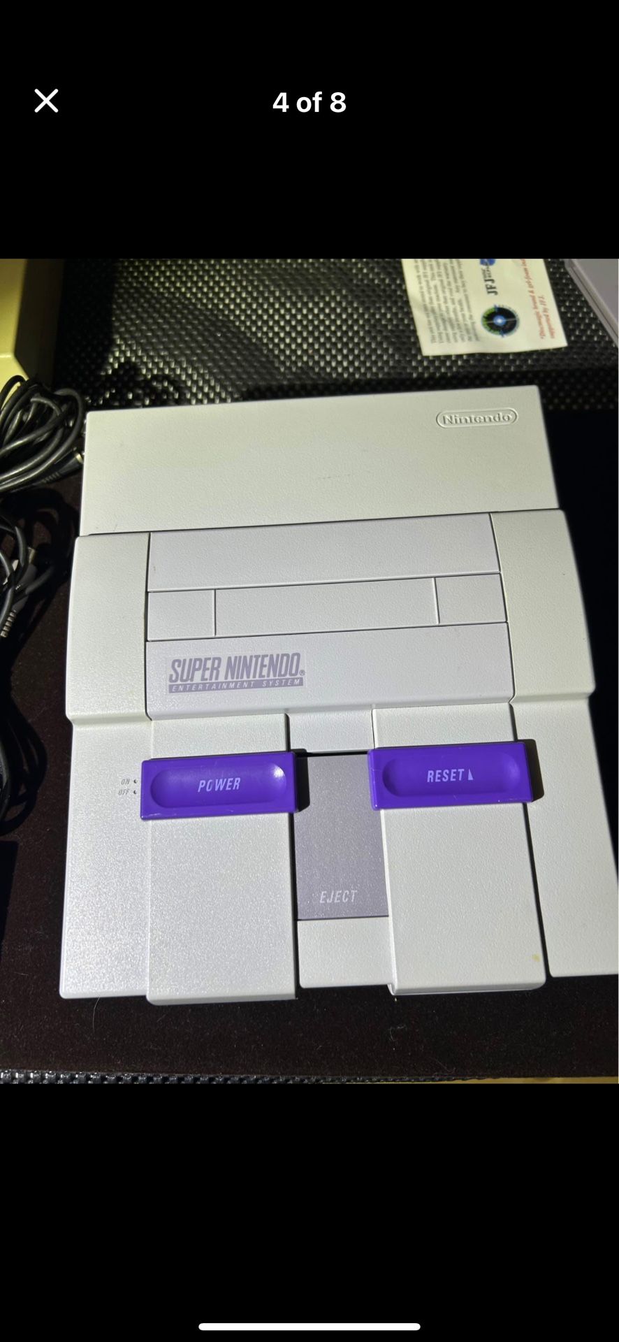 Super Nintendo With Super Mario
