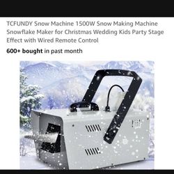 Snow Machine (1500 Watts)