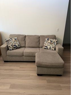 Gray Couch - Chaise Sectional