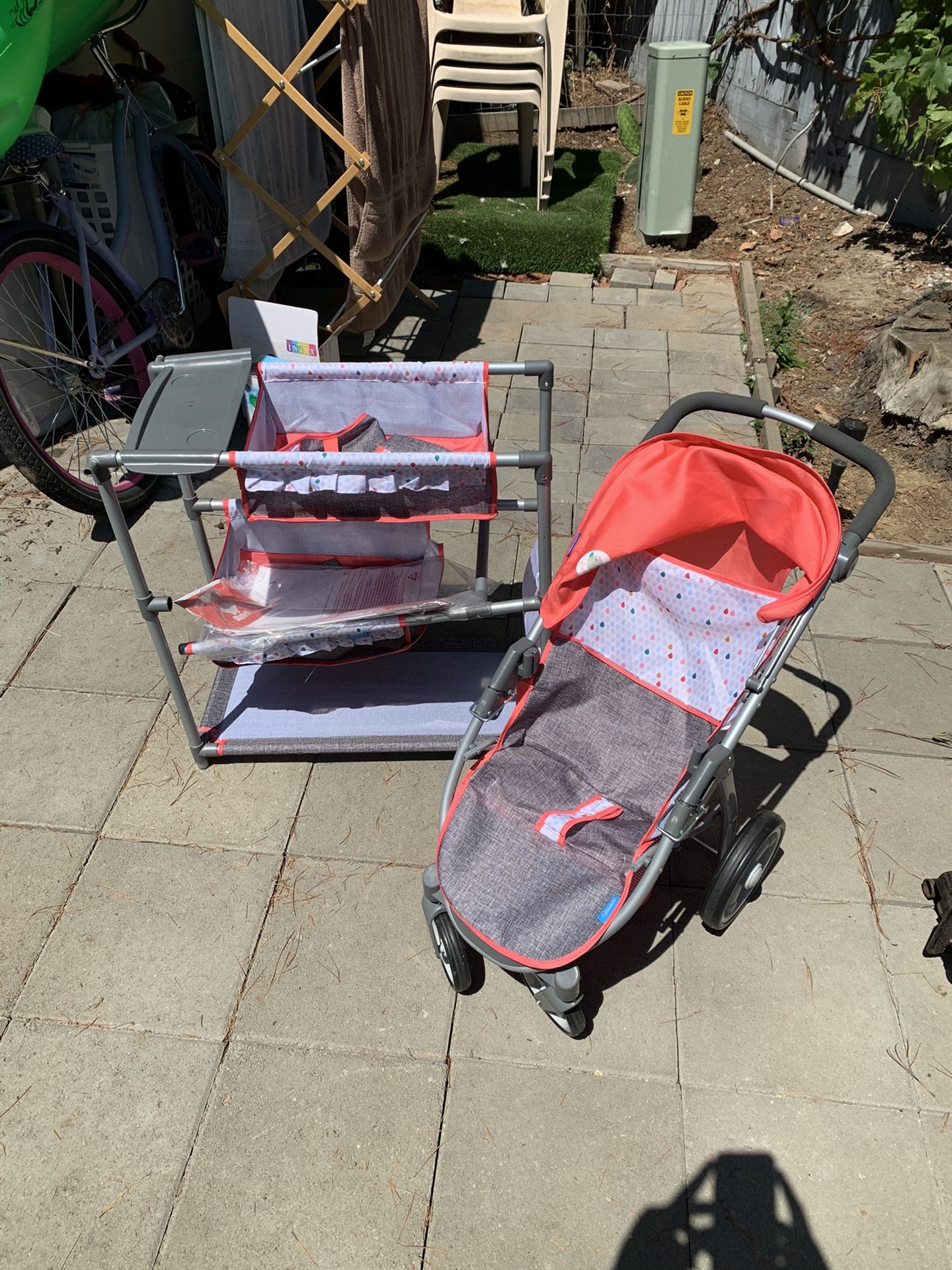 Stroller and crib kids toys