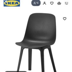 IKEA Black Dining Chairs 