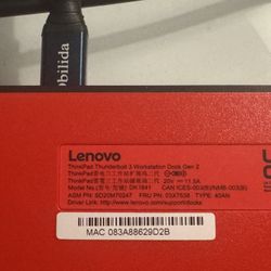 Lenovo Thunderbolt Dock Gen 2