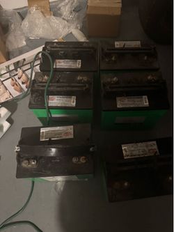 8V interstate lead acid batteries 48V