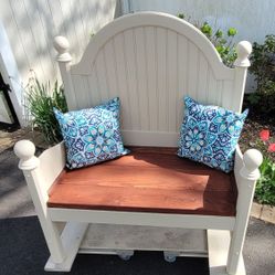 Decorative Repurposed Bench