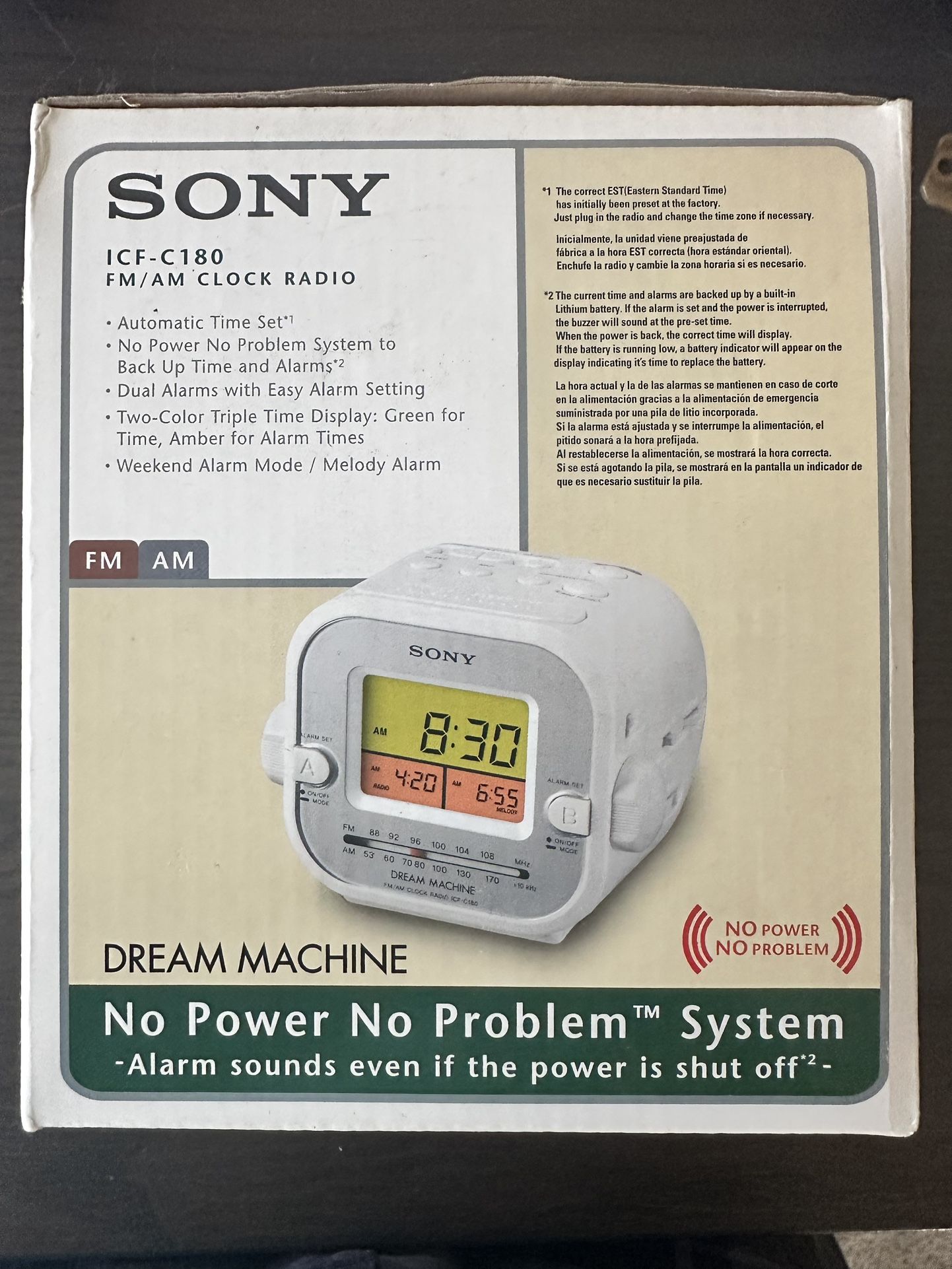 Sony Clock Radio