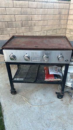 4-Burner Outdoor Flat Top Gas Griddle