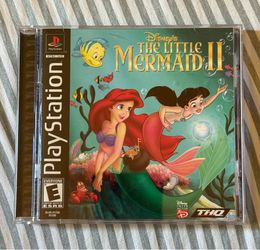 Disney's The Little Mermaid II (PlayStation, 2000) PS1 Black Label