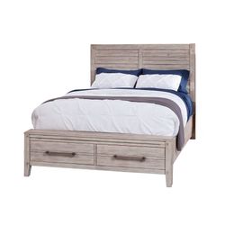 Queen Size Bed Frame with Storage